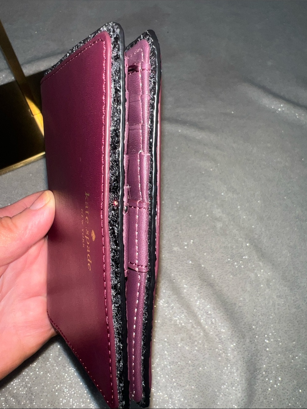 kate spade wallet in deep plum . EUC - Picture 8 of 8